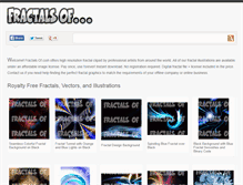 Tablet Screenshot of fractalsof.com